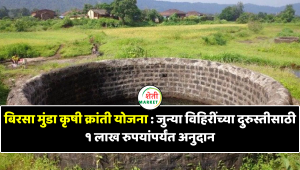 बिरसा मुंडा कृषी क्रांती योजना : जुन्या विहिरींच्या दुरुस्तीसाठी १ लाख रुपयांपर्यंत अनुदान